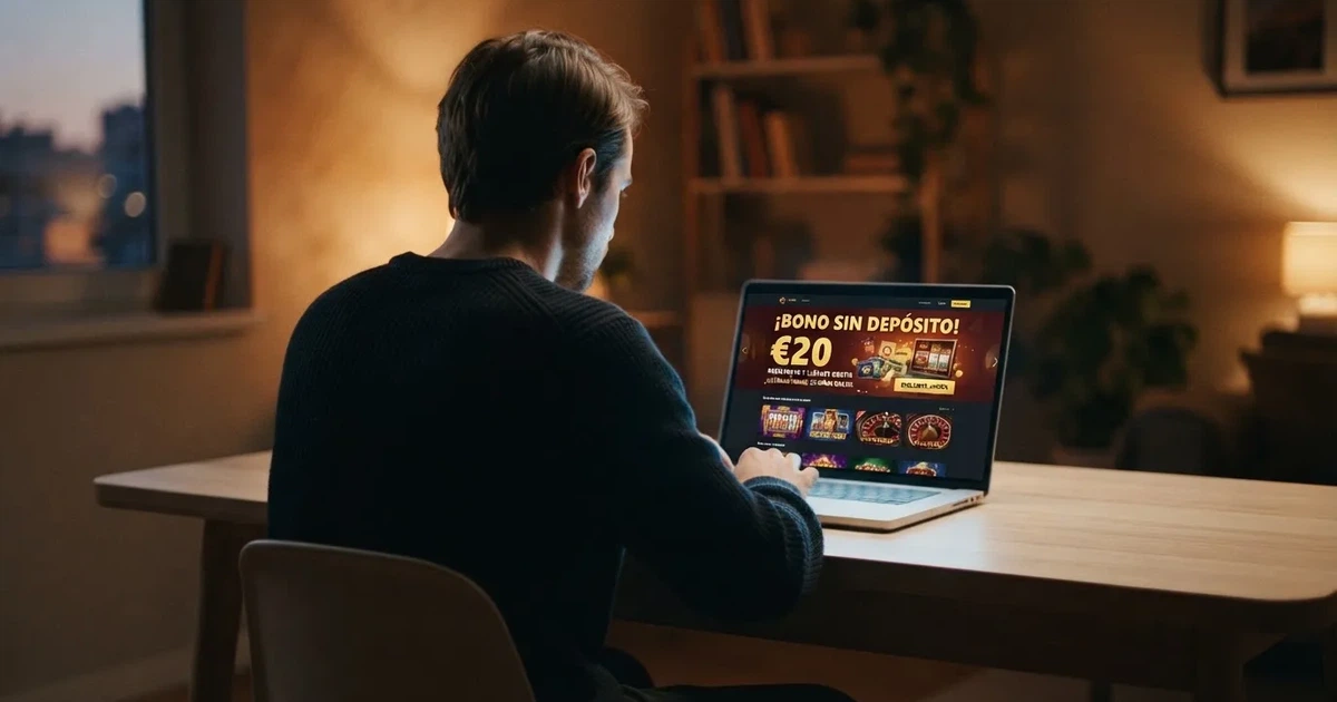 Bono de 20 euros sin depósito en casinos online España | Análisis 2026