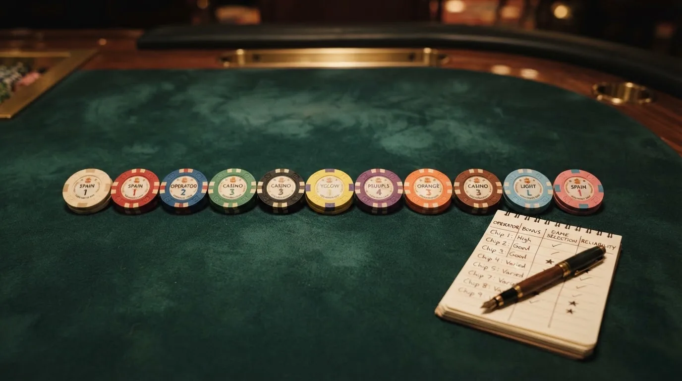 Tabla con los logotipos y datos principales de los casinos sin KYC analizados en esta comparativa